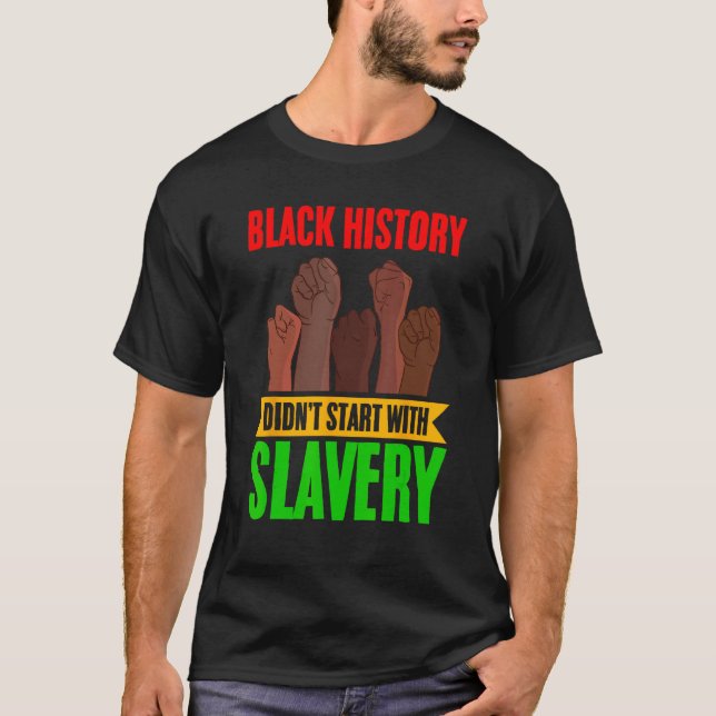 African American Black History Month African Herit T-Shirt (Front)