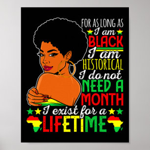 African American Black History Month Juneteenth Pr Poster