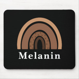 African American Black History Month Melanin Mouse Mat
