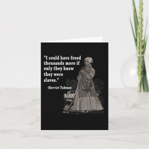 African American Black History Vintage Underground Card