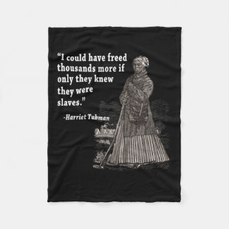 African American Black History Vintage Underground Fleece Blanket