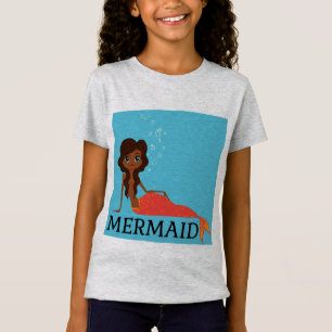 AFRICAN AMERICAN BLACK MERMAID T-SHIRTS