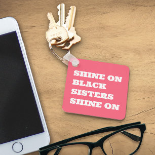 African American (Black) Motivational Keychain
