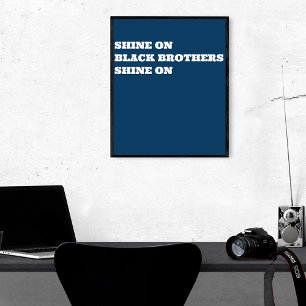African American (Black) Motivational  Poster