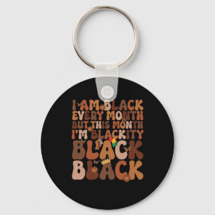 African American Black Power Pride History Civil R Key Ring