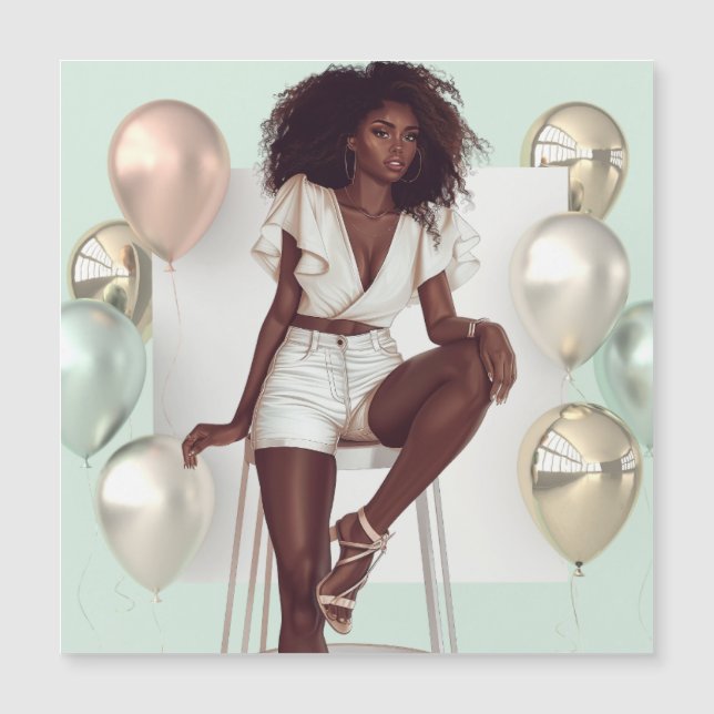 African American Black Queen Melanin Sista Shopp (Front)