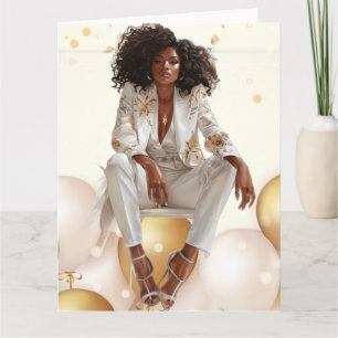 African American Black Queen Melanin Sista Shopp Card