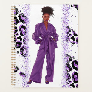 African American Black Queen Melanin Sista Shopp Planner