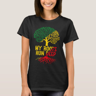 African American Black Roots Black History Month B T-Shirt