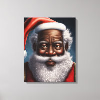 African American  , Black Santa Claus