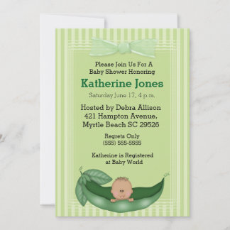 African American Boy Baby Shower Invites