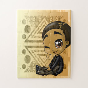 African American Boy Jigsaw Puzzle