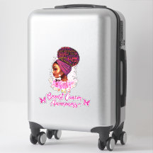 African American Breast Cancer Awareness Woman Sti