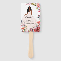 African American Bride Bridal Shower FAn