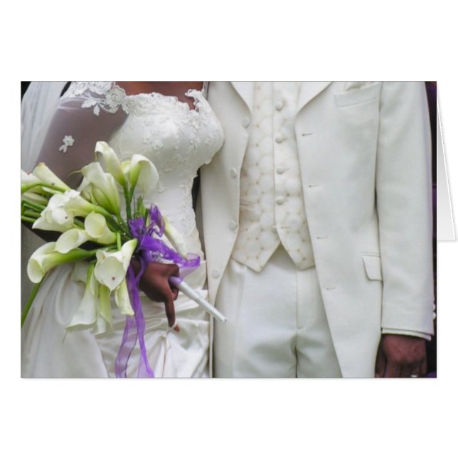 African American Bride & Groom (Front Horizontal)
