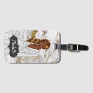 African-American CEO Woman Luggage Tag