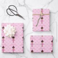 African American Cheerleader Custom Pink Birthday