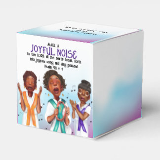 African American Choir Favour Box