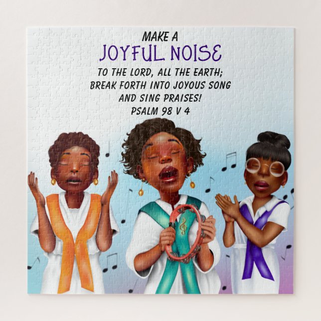 African American Choir Jigsaw Puzzle (Vertical)