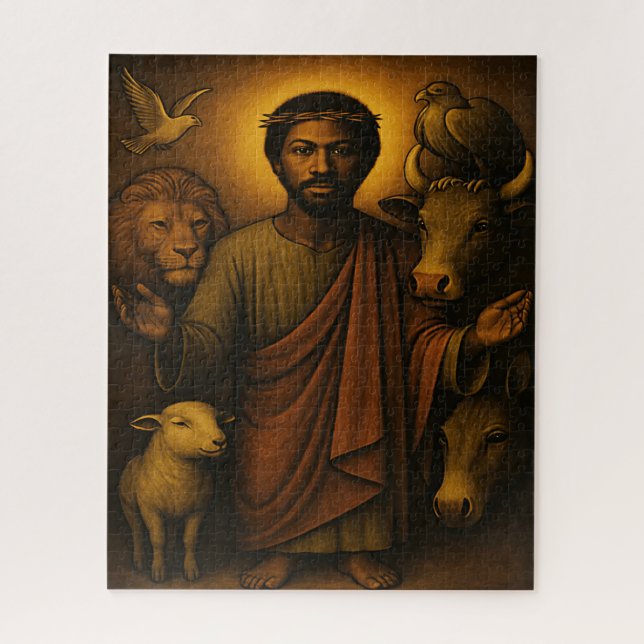African American Christian Art Puzzle (Vertical)