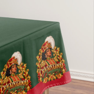 African American Christmas Black Woman Nutcracker Tablecloth