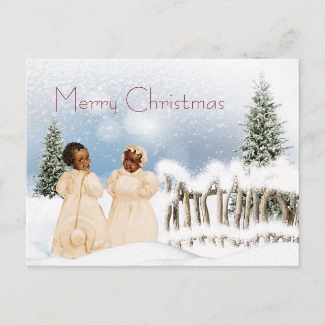 African American Christmas Card (Front)