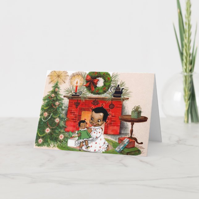 African American Christmas Card (Front)
