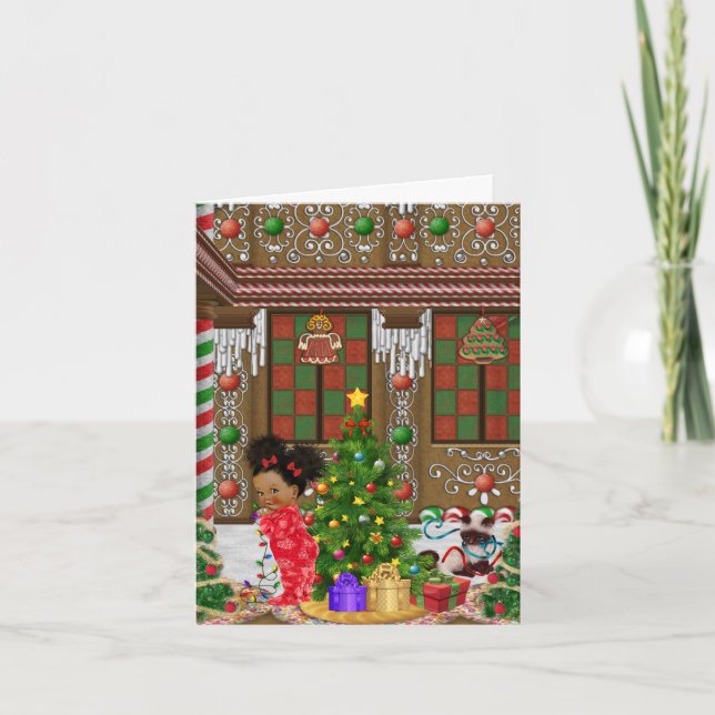African American Christmas Card (Front)