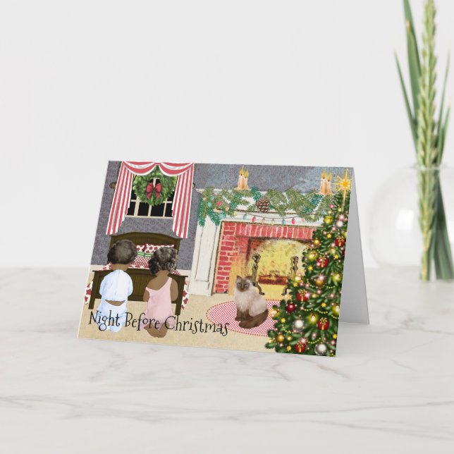 African American Christmas Card (Front)