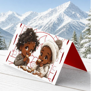 African American Christmas card