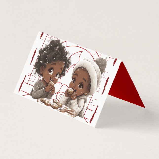 African American Christmas card (Front)
