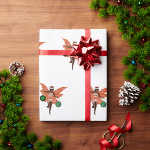 African American Christmas Fairy Wrapping Paper