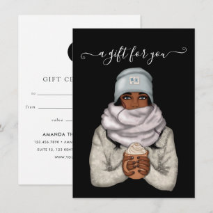 African American Christmas Gift Certificate