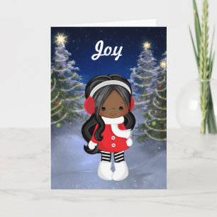 African American Christmas Greeting Card