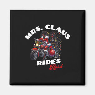 African American Christmas Mrs. Claus X-mas Magnet