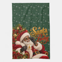 African American Christmas Santa Baby