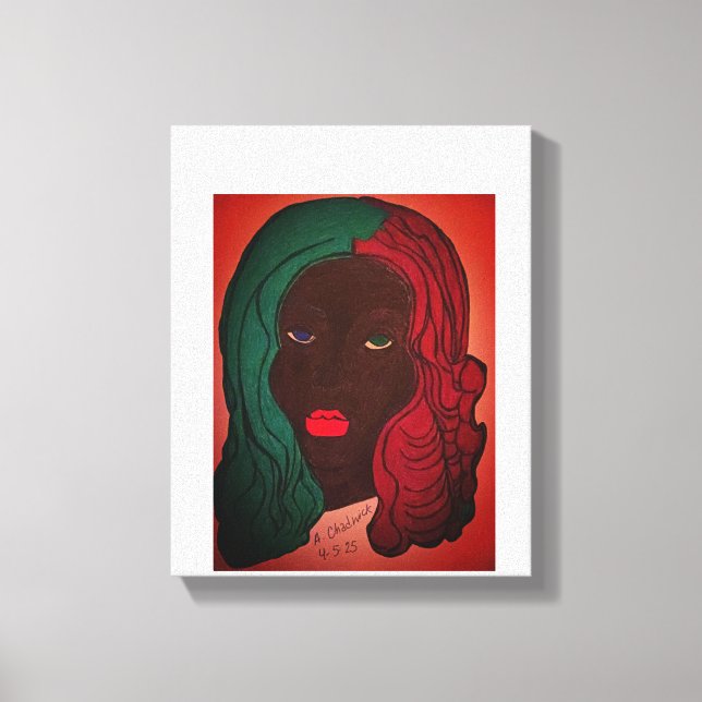 African American Colourful Wall Art (Front)