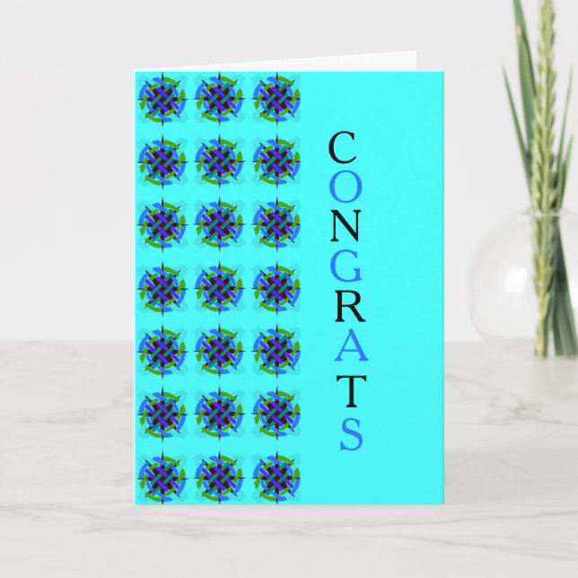 African American congratulations Card (Front)