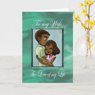 African American Couple Card