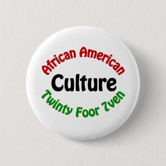 African American Culture 6 Cm Round Badge