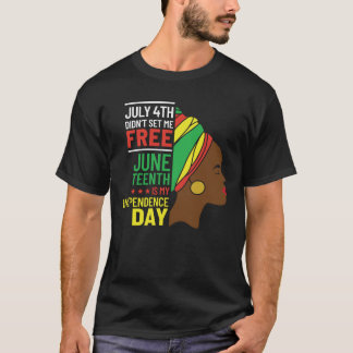 African American Design for Black History Lovers T-Shirt
