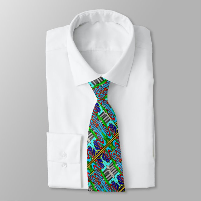 African American designer Tie (Tied)