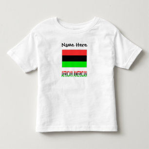 African American Diaspora Flag Personalised  Toddler T-Shirt