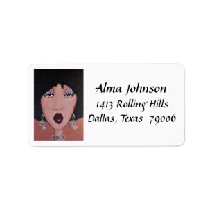 “African American Diva” Address Labels