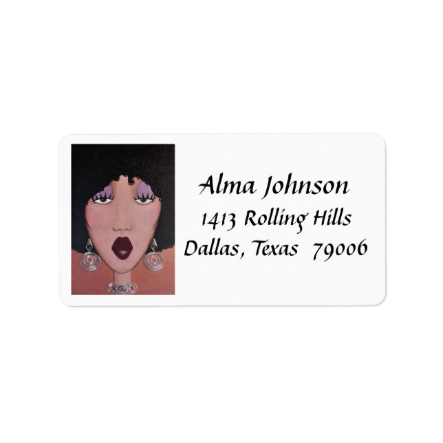 “African American Diva” Address Labels (Front)