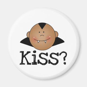 African American Dracula Kiss Magnet