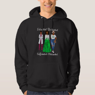 African American Educated Dedicated Caffeinated Me Hoodie
