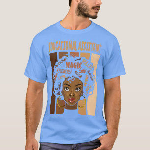 African American educational assistant this cool e T-Shirt
