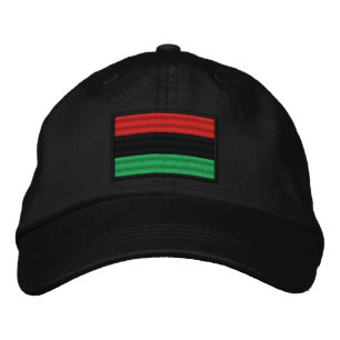 African American Embroidered Hat