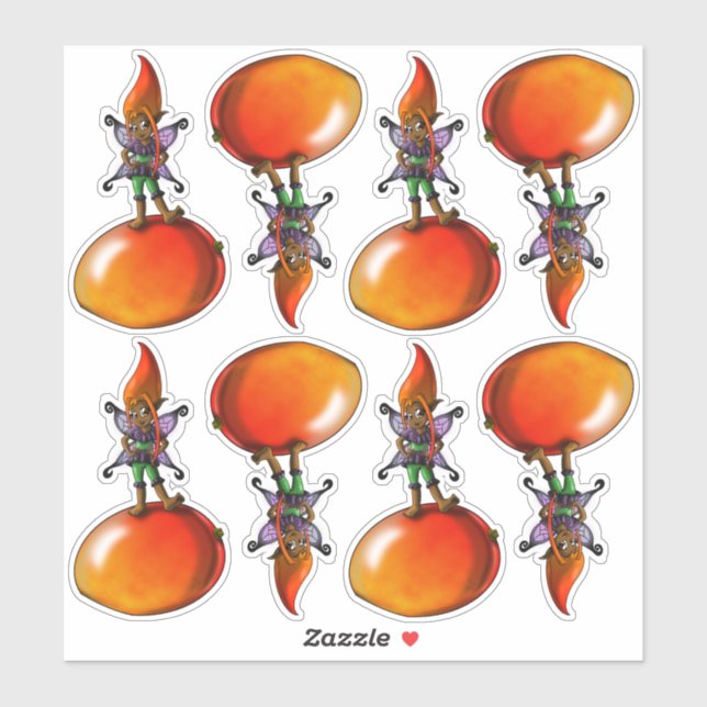 African American Fairies and Fruit (Sheet)